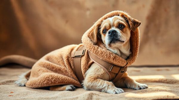 Top manteaux avec harnais pour le confort de votre chien